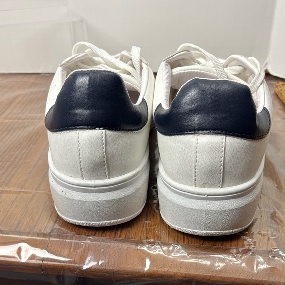 ASOS men’s running White and Black Platform Sneakers - Picture 4 of 7